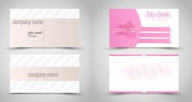 简约风格名片设计示例