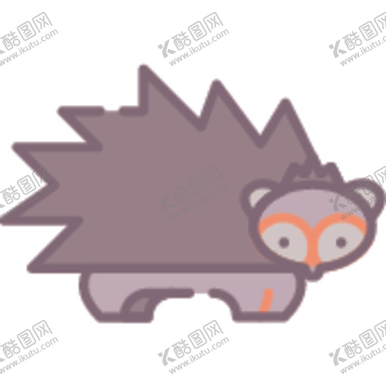 编号：21835406240345523286【酷图网】源文件下载-简笔动物矢量插画