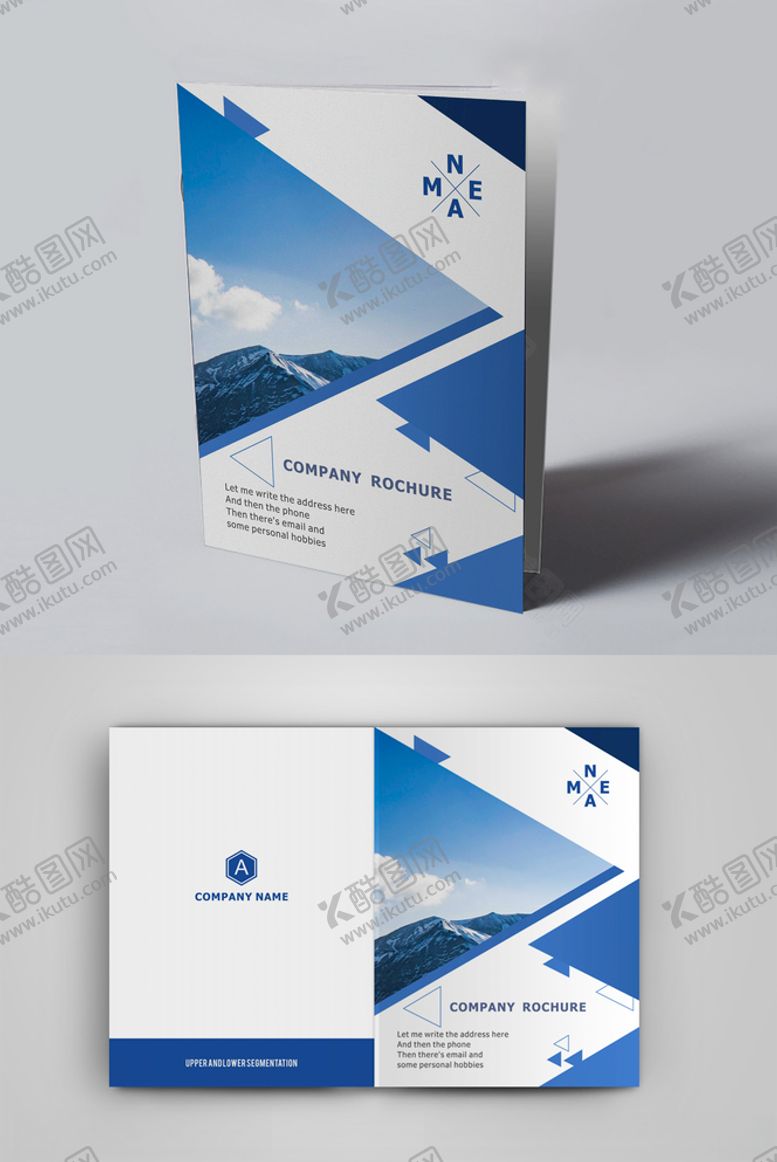 编号：55444010042247598991【酷图网】源文件下载-蓝色科技画册封面