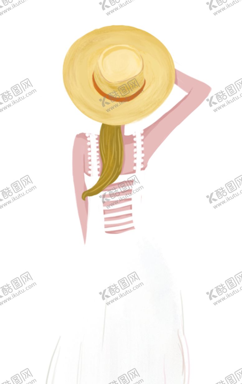 编号：27072007070420592820【酷图网】源文件下载-水彩手绘女孩