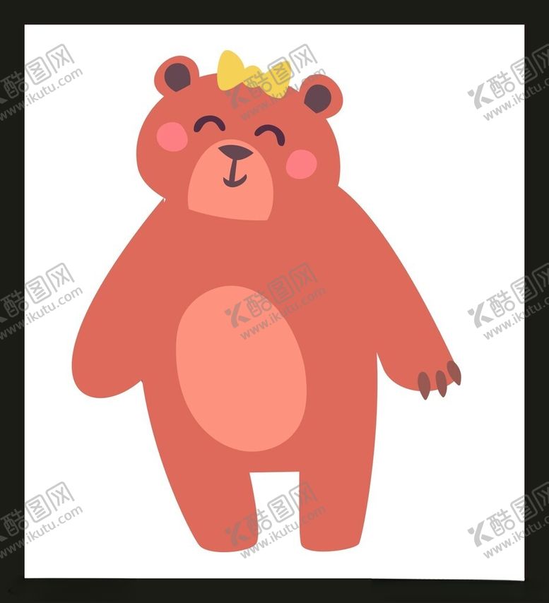 编号：84035312230545369906【酷图网】源文件下载-手绘狗熊熊猫