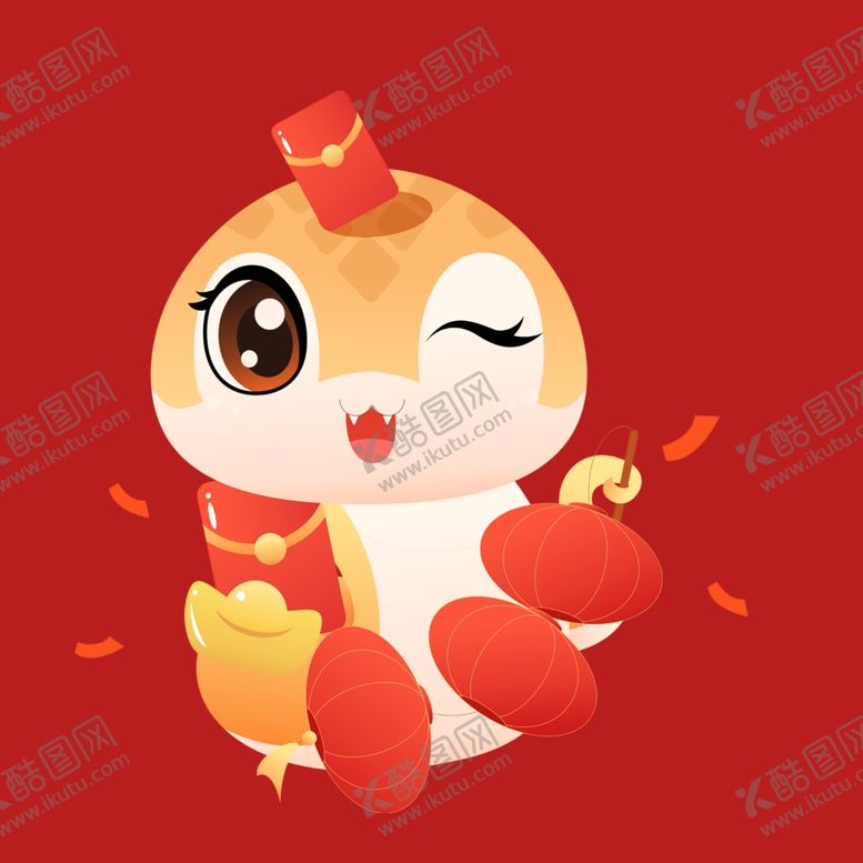 编号：67496202281859162006【酷图网】源文件下载-手绘卡通小蛇