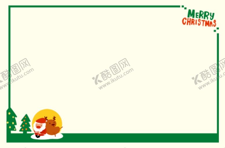 编号：93569909190824327359【酷图网】源文件下载-圣诞节边框