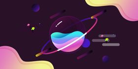 渐变色彩活动宣传背景素材