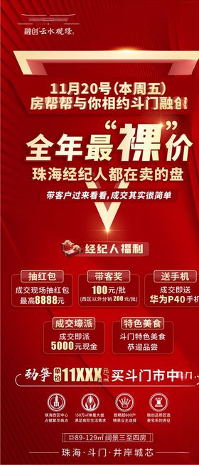房地产热销海报
