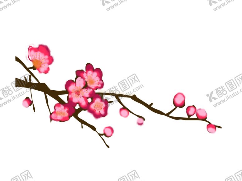 编号：26295605102230586865【酷图网】源文件下载-梅花树枝元素