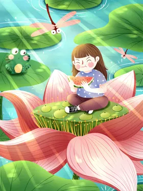 大暑H5清新节气