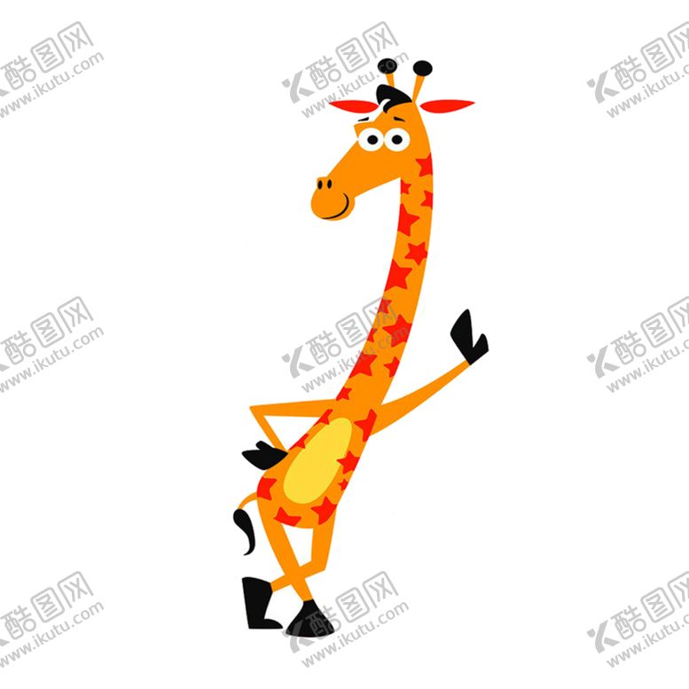 编号：58467205190828212588【酷图网】源文件下载-卡通长颈鹿