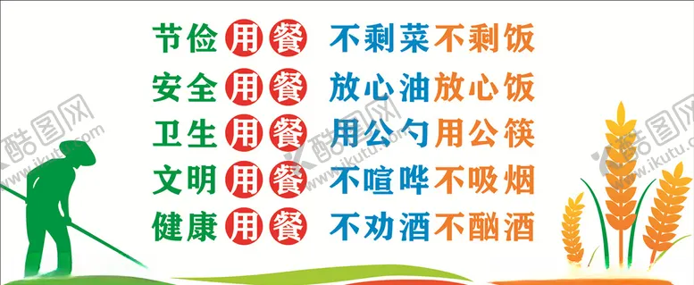 编号：48446205010233232707【酷图网】源文件下载-食堂文化墙