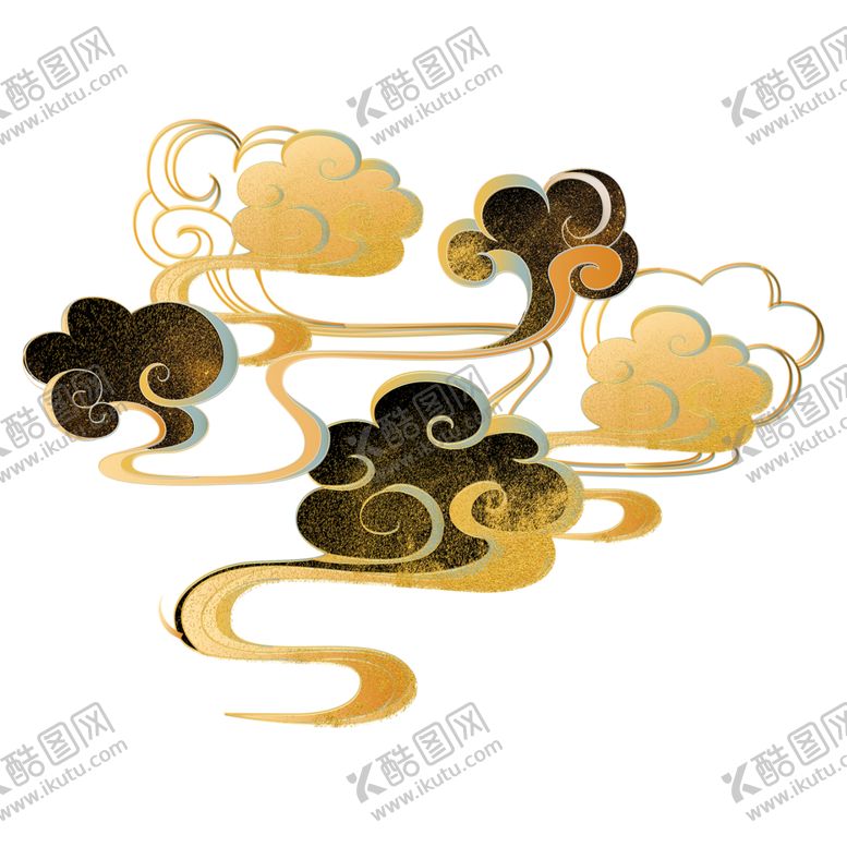 编号：66360403261852366341【酷图网】源文件下载-背景素材国潮山水祥云水墨