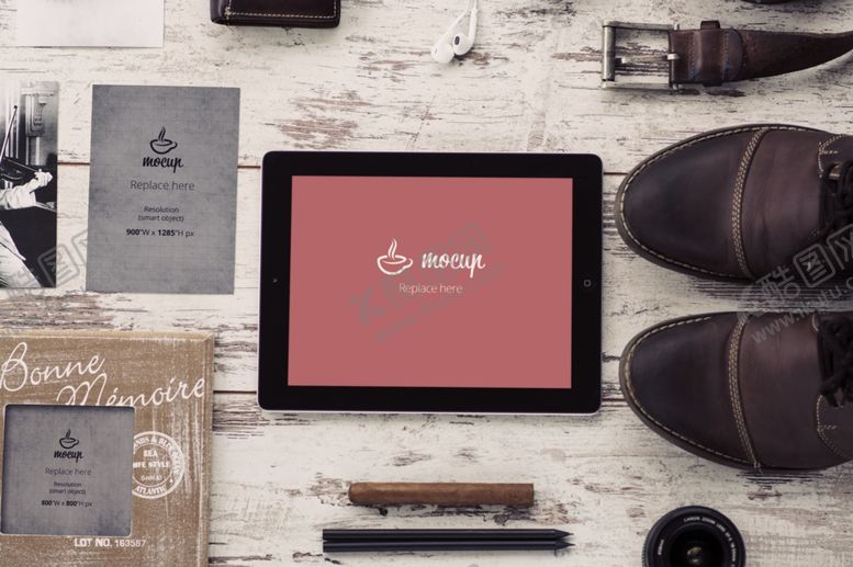 编号：52271509190342367030【酷图网】源文件下载-平板电脑场景样机