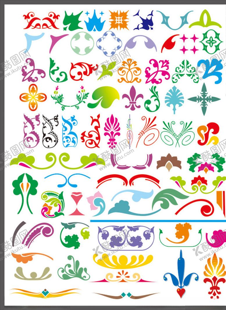 编号：23586109210127217294【酷图网】源文件下载-时尚花边传统花纹边框