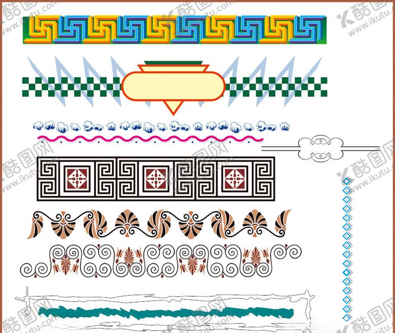 编号：24091910290945145755【酷图网】源文件下载-花纹花边角花边框