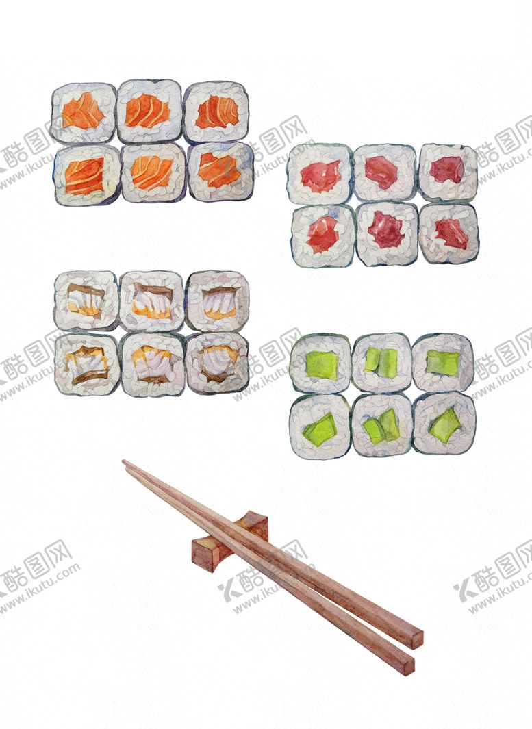 编号：42763510180445006519【酷图网】源文件下载-日料寿司