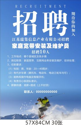 招聘海报诚英才素材启示