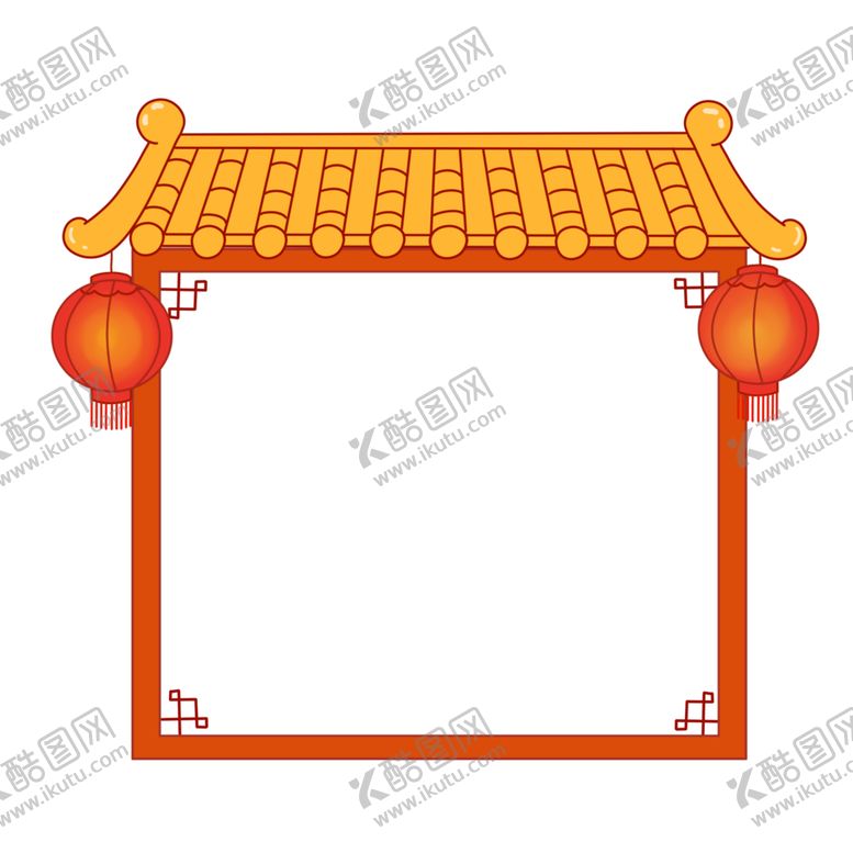 编号：40990206281443413004【酷图网】源文件下载-新年边框