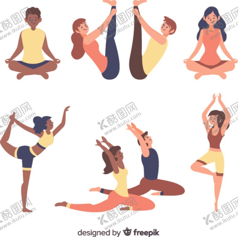编号：47437206250721317141【酷图网】源文件下载-瑜伽yoga瑜珈动作