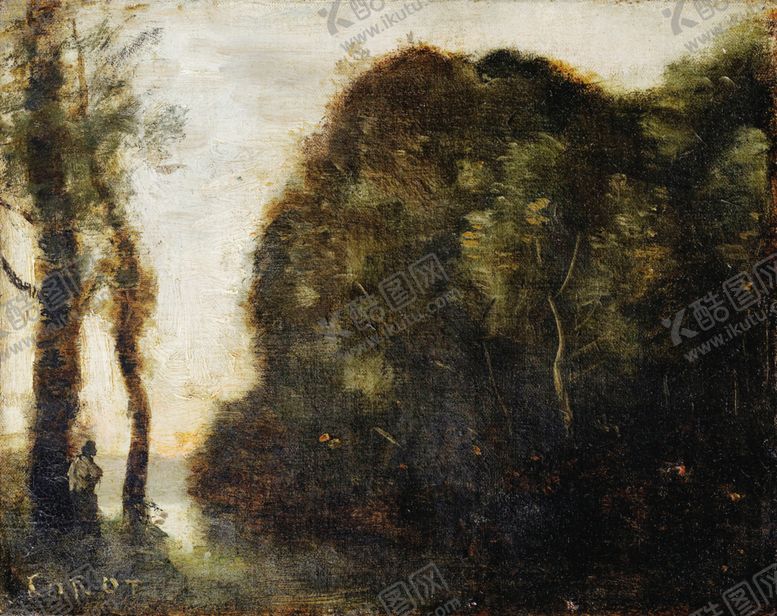 编号：84502609200526022518【酷图网】源文件下载-复古风景油画