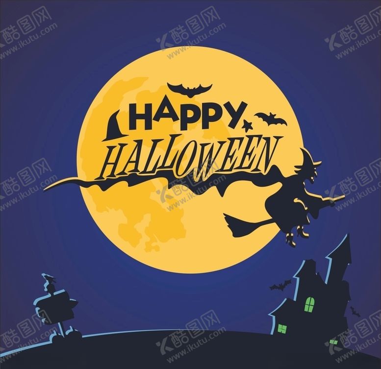 编号：47863109151957488146【酷图网】源文件下载-万圣节贺卡