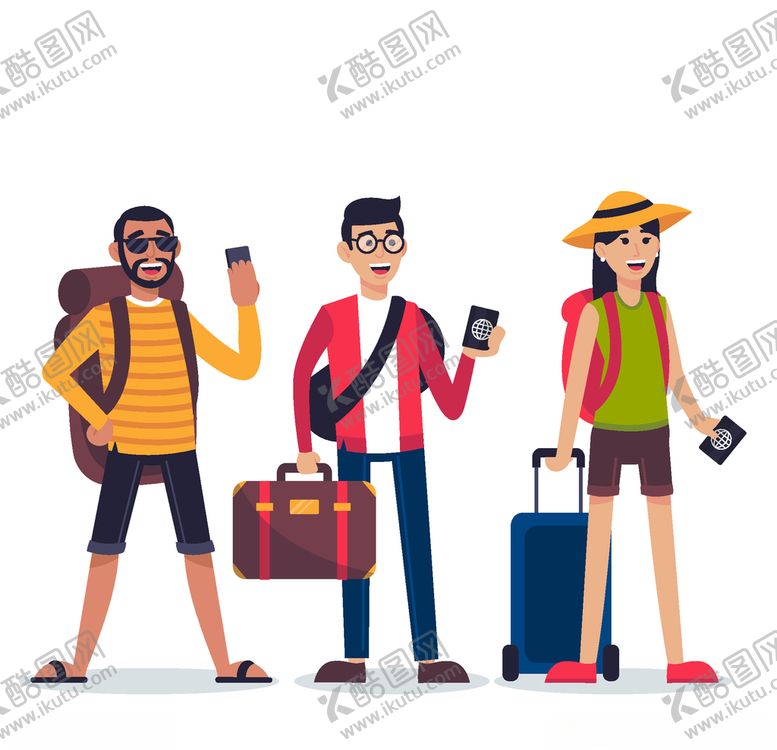 编号：60684309252027552243【酷图网】源文件下载-旅客游客