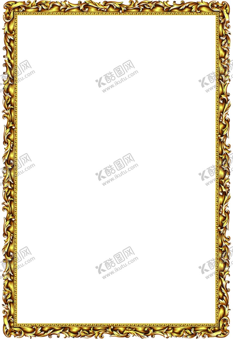 编号：63121010181318272125【酷图网】源文件下载-边框欧式边框金色边框相框