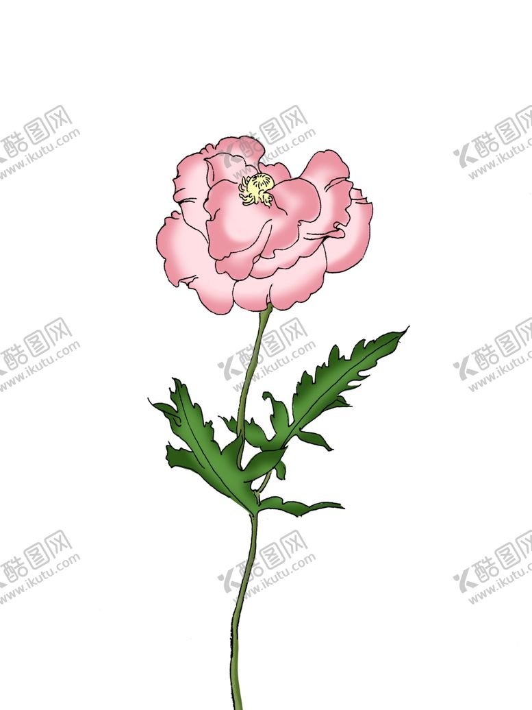 编号：25529809260319337169【酷图网】源文件下载-手绘粉色花朵