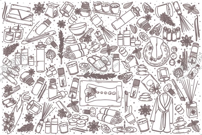 编号：47977610032203551018【酷图网】源文件下载-涂鸦花纹