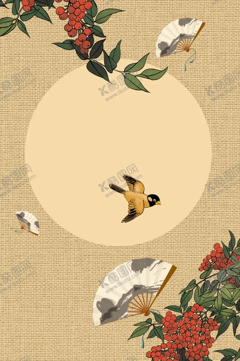 编号：88047209100225478578【酷图网】源文件下载-古风海报背景