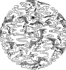 镂空花图案