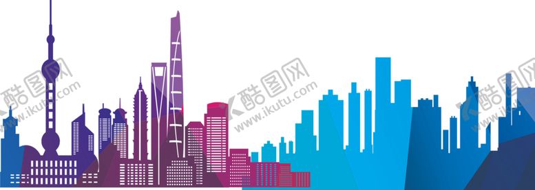 编号：15428505062311162504【酷图网】源文件下载-彩色中国楼群