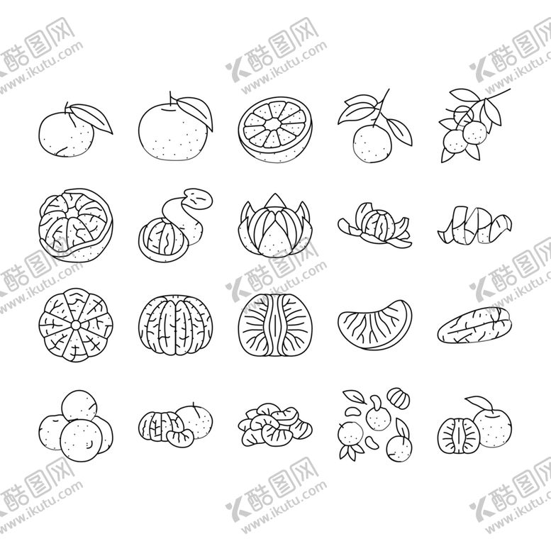 编号：14752609241839495609【酷图网】源文件下载-卡通橘子