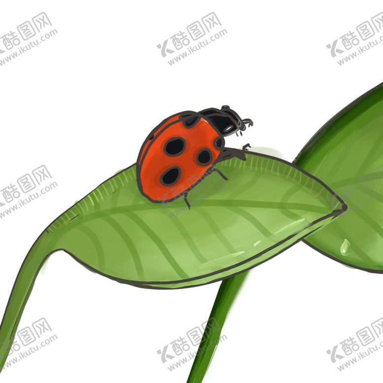 编号：52256305060536411180【酷图网】源文件下载-昆虫小清新手绘插画