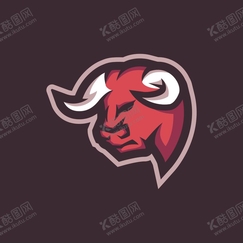 编号：24573609250705577426【酷图网】源文件下载-牛头标志