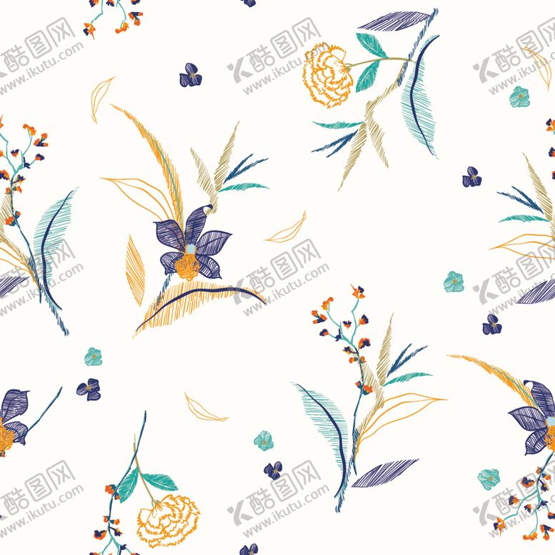 编号：59015010130542177689【酷图网】源文件下载-小碎花