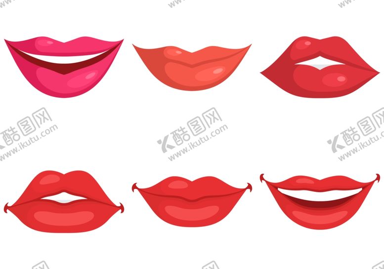 编号：70519009260209415513【酷图网】源文件下载-卡通嘴唇