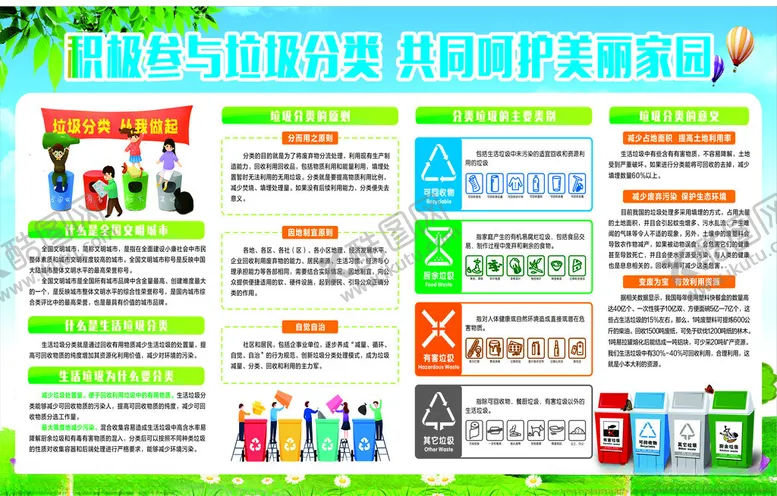 编号：22691102130640374399【酷图网】源文件下载-垃圾分类