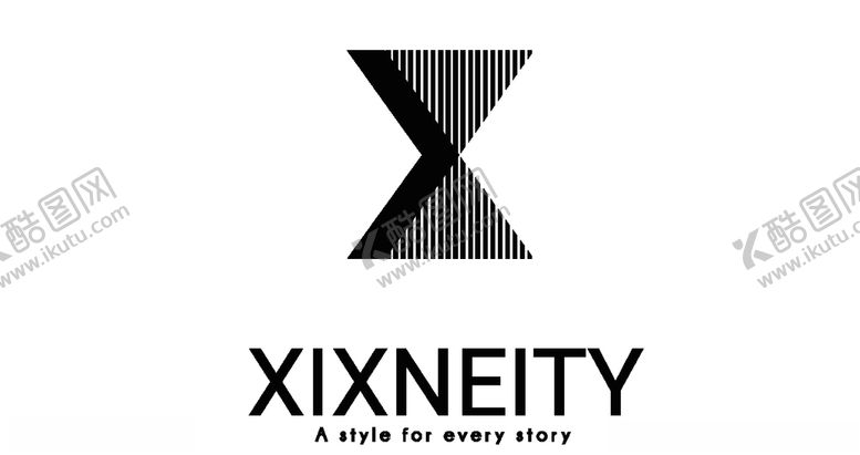编号：95223207030111429896【酷图网】源文件下载-X字母logo标志元素