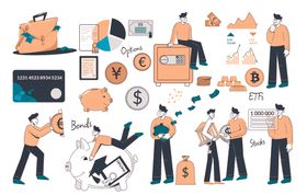 商务人士的多样工作场景