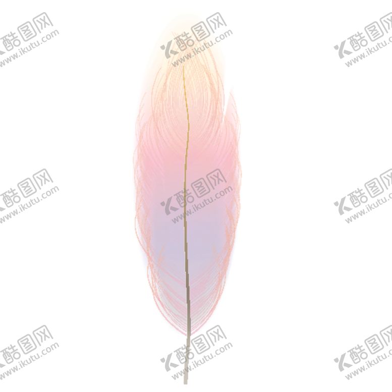 编号：22354510241130313312【酷图网】源文件下载-水彩创意羽毛图案