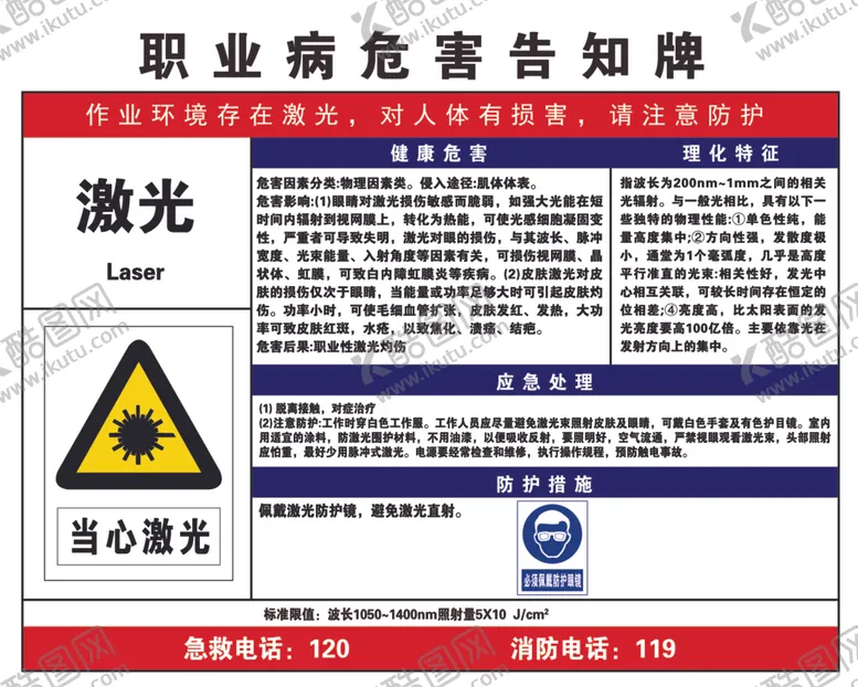 编号：55144012071541575542【酷图网】源文件下载-职业病危害告知牌