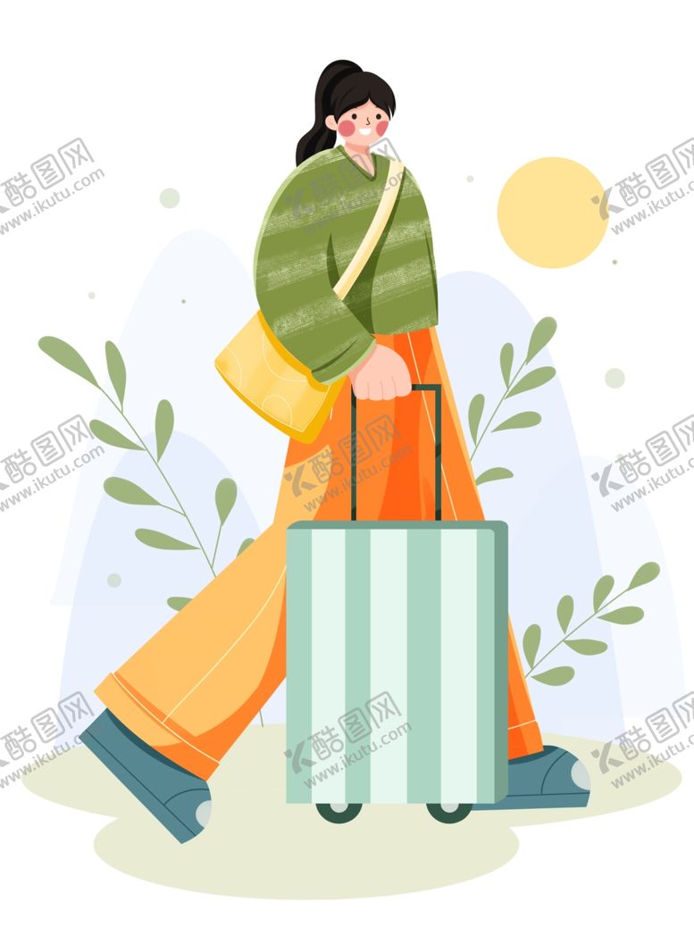 编号：18006403011440098643【酷图网】源文件下载-趣味扁平插画