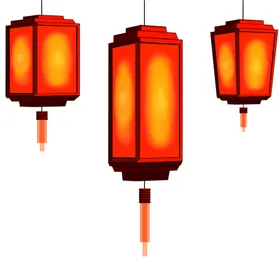 灯笼素材节日虎年新春