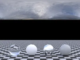 C4D天空贴图HDR贴图晚霞3渲染背景hdr朝霞