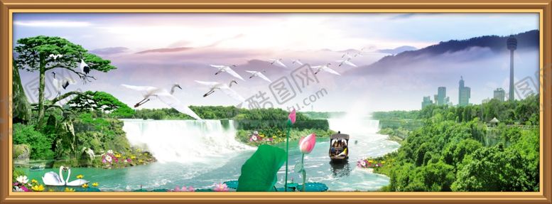 编号：23326910121756247906【酷图网】源文件下载-山水画