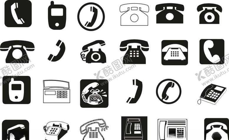 编号：66823307080014572446【酷图网】源文件下载-电话图标