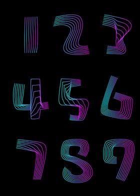 炫彩数字