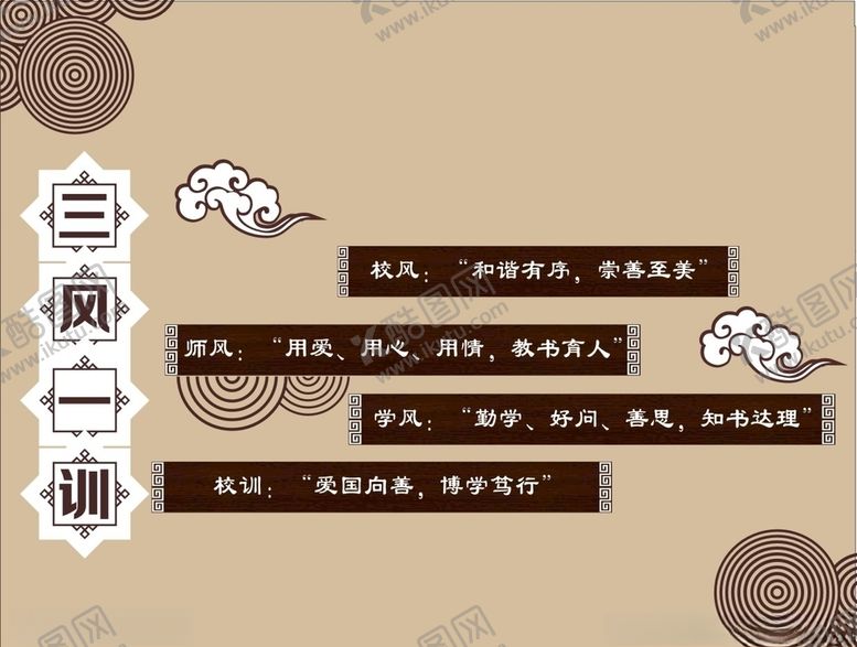 编号：82502905081406149205【酷图网】源文件下载-校园文化墙