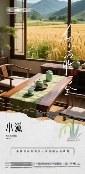小满节气海报