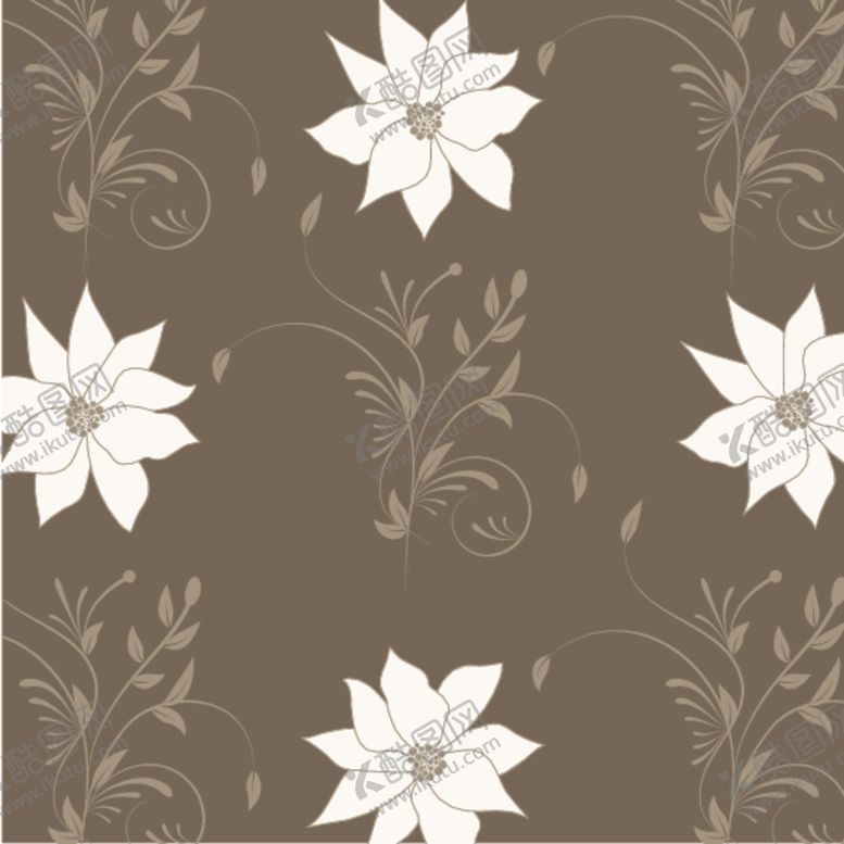 编号：45717110081140185200【酷图网】源文件下载-复古花朵装饰背景