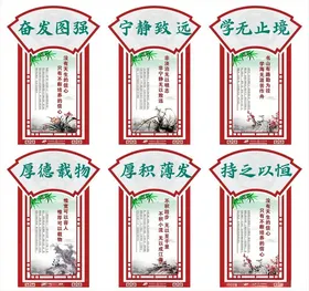 校园文化学校展板文化长廊